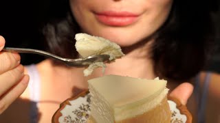 Im eating a delicate cheesecake ASMR [upl. by Rollins]