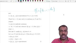 Real Analysis 18 Equicontinuous family and Arzela Ascoli Theorem [upl. by Gall]