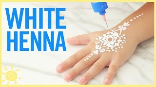 STYLE amp BEAUTY  DIY White Henna [upl. by Rider]