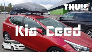 Roof rack Thule Wingbar Edge Kia Ceed Motion XT L Titan [upl. by Mungo845]