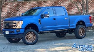 CUSTOM LIFTED FORD F350 LIMITED REVIEW YOU CAN OWN IT FOR SALE [upl. by Eugilegna]