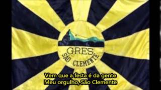 São Clemente 2015 Letra e Samba [upl. by Brandea]