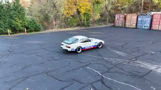 1986 Porsche 944 Cup Car Drone Video [upl. by Hluchy]