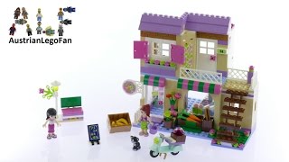 Lego Friends 41108 Heartlake Food Market  Lego Speed Build Revview [upl. by Adnorahs]