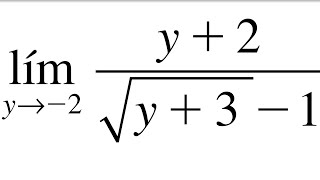 Límites ￼ indeterminados con raíz lím x  2 y2y312 1 [upl. by Yajeet353]