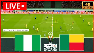 Live  Nigeria vs Benin  African Cup of Nations 2025 Qualifiers  Match Live Stream Score Gameplay [upl. by Ldnek]