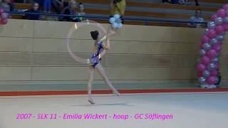 Emilia Wickert 2007  SLK11  Reifen  Rhythmische Sportgymnastik [upl. by Hertzfeld]