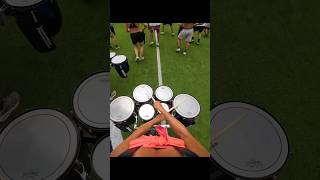 Mandarins DragonQ 2024  722 Rehearsal drumline drums drumcorps band marchingband drummer [upl. by Alihs]