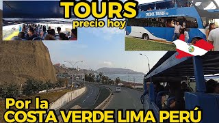 TOUR POR LA COSTA VERDE🌿 LIMA PERÚ EN MIRABUS 🚌 ESTE ES EL PRECIO 🤑 [upl. by Anal]