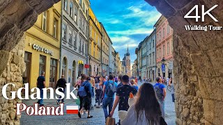 Gdansk Poland Walking Tour 2023  4k UHD [upl. by Notsej]