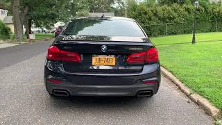 2019 BMW M550i xDrive Startup amp Revs  Stock Exhaust [upl. by Ayahc228]