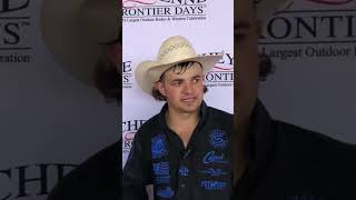 Lefty Holman shares how he gets ready for each ride rodeo saddle bronc riding Lefty Holman [upl. by Alihet]