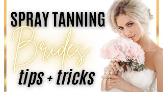 Spray Tanning Brides  Spray Tan Class [upl. by Karola]