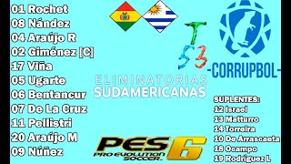 Un DESAFÍO que está a la ALTURABolivia VS Uruguay PES 6 PI Eliminatorias 7 [upl. by Lefty989]