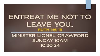 ENTREAT ME NOT TO LEAVE YOU RUTH 11619 [upl. by Lhadnek115]