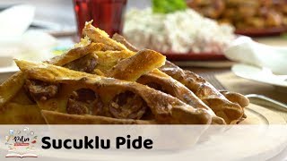 Sucuklu Pide Tarifi [upl. by Lanuk909]