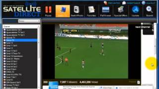 Streaming calcio diretta con SatelliteDirettaTV [upl. by Hairem233]