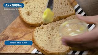 Cabbage And Paneer Grilled Sandwich Recipes  Healthy Food Recipes For Kids  Ask Nestlé [upl. by Noislla]