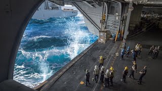 Why Do US Aircraft Carriers Have NO DOORS in Hangar Bay [upl. by Belayneh]