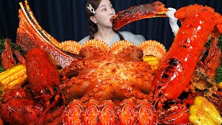 랍스터 🦞 미국식 해물찜 직접 만든 씨푸드보일 우대갈비 먹방 레시피 Lobster amp Octopus Seafood Boil Recipe Mukbang ASMR Ssoyoung [upl. by Maje]