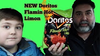 NEW Flamin Hot Doritos Limon Review  Vito the Kid [upl. by Rauch344]