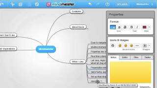 Mindmeister Review Online Mind Mapping  Visual Mapping Review Series 2013 [upl. by Edina]