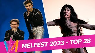 MELODIFESTIVALEN 2023  My Top 28  Eurovision Sweden [upl. by Rebm531]