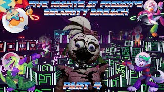 Five Nights At Freddys Security Breach  Part 4  1440P  No Commentary [upl. by Ardnohsal]