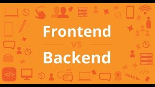 Front End vs Back end development [upl. by Bovill41]