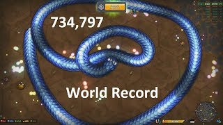 Littlebigsnakeio World Record 734797 [upl. by Lindemann]