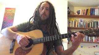 Tutorial  Lesson of Another Brick in the Wall Part II fingerstyle guitar by Kelly Valleau part 1 [upl. by Aym]