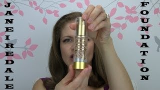 Jane Iredale Liquid Minerals Foundation Review Demo [upl. by Aihsatan]