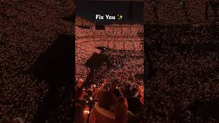 Fix You Coldplay Dublin 2024 Crowd singing [upl. by Pik]