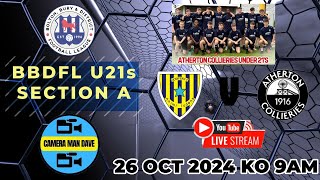 LIVE Howfen FC u21 v Atherton Collieries u21 BBDFL  Section A [upl. by Adeehsar]