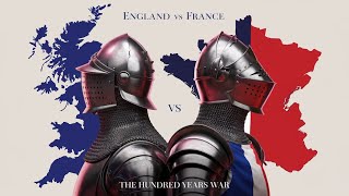 Mapping England vs France The EPIC Hundred Years War [upl. by Yrtua]