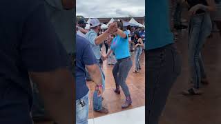 LA Danser  Moriah Hargrave  Zydeco Dancing with Blake Quebedeaux to Lil’ Nate at Boudin Fest [upl. by Krenn]