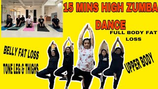 15MINS NONSTOP ZUMBA DANCE  HIGH ZUMBA WORKOUT  youtube workfromhome workout [upl. by Crean]