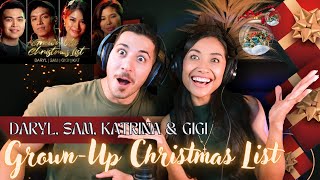 GrownUp Christmas List Cover by  Daryl Ong Sam Mangubat Katrina Velarde amp Gigi  REACTION [upl. by Maher]