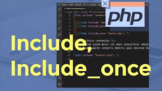 🆕 PHP include includeonce Php Tutorial for Beginners Video oficial [upl. by Pillsbury]