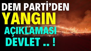 Dem Partiden Diyarbakırdaki Yangın Çıkışı Sebebi [upl. by Artim]