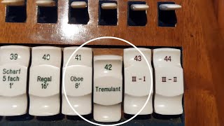 Der Tremulant  Orgel  Schalmei 4 [upl. by Cullan]