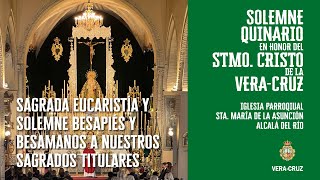 Sagrada Eucaristía y Solemne Besapiés y Besamanos a nuestros Sagrados Titulares [upl. by Leonelle]