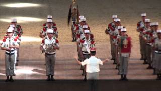 Les Képis blancs  Saumur 5 Juillet 2015 [upl. by Assertal]