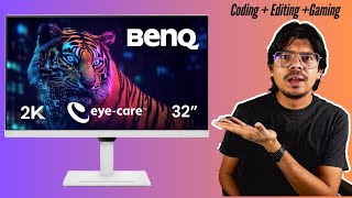 32 Inch 2K Monitor For Coders amp Editors  BenQ GW3290QT [upl. by Elroy]