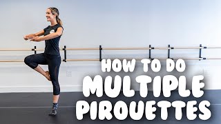 How To Do Multiple Pirouettes Turn Tutorial For Doubles Triples and Quads [upl. by Adnawaj868]