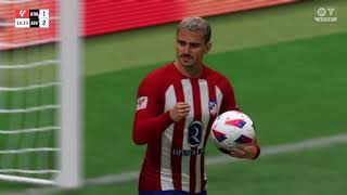 Athletic Bilbao vs Atletico Madrid griezmann all goals fc24 laliga [upl. by Judah]