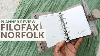 Filofax Norfolk Pocket Size Planner Review [upl. by Sivie]