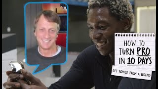 Legend Tony Hawk Gives Pro Skateboarding Advice [upl. by Raines]