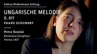 Petra Somlai playing Schubert‘s Hungarian Melody on the Brodmann fortepiano [upl. by Sik]