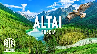 Altai 8K UHD  Discover The Wild Beauty Of The Sacred Mountains In The Heart Of Asia [upl. by Enelyar]